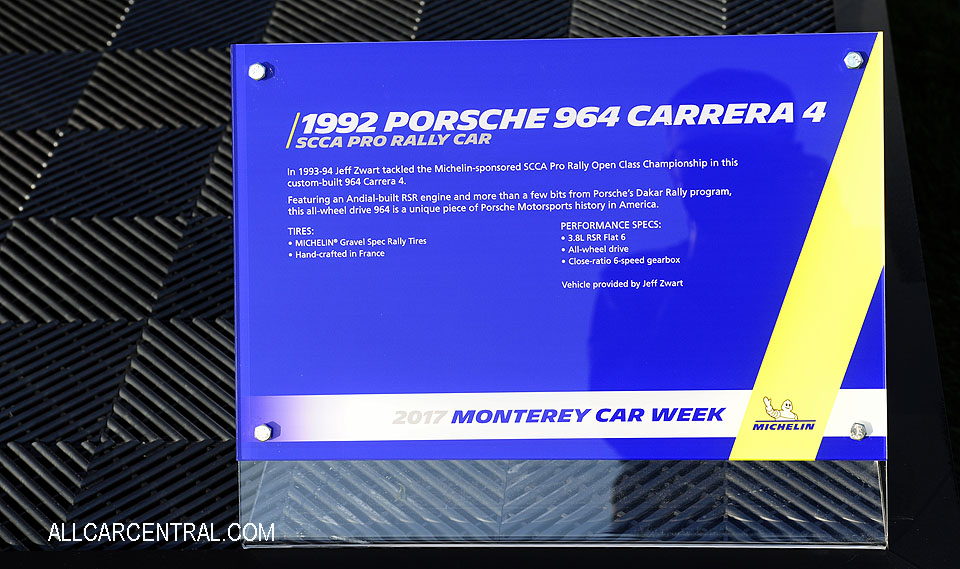 Porsche 964 Carrera 4 Jeff Zwart 1964  Porsche Works Reunion 2017