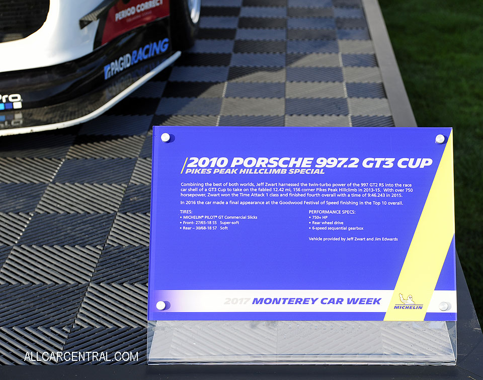 Porsche 997.2 GT3 CUP Jeff Zwart 2010  Porsche Works Reunion 2017