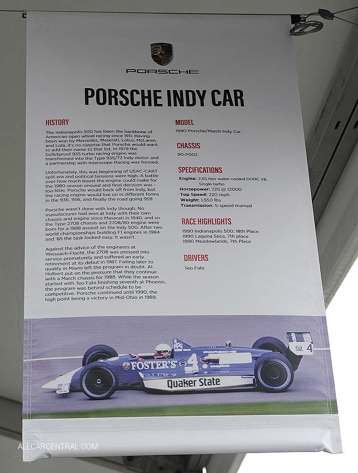 Porsche-March Indy Car sn-90P003 1990 Rennsport VI 2018