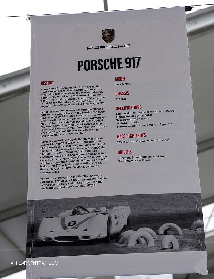 Porsche 917PA sn-917-028 1969 Rennsport VI 2018