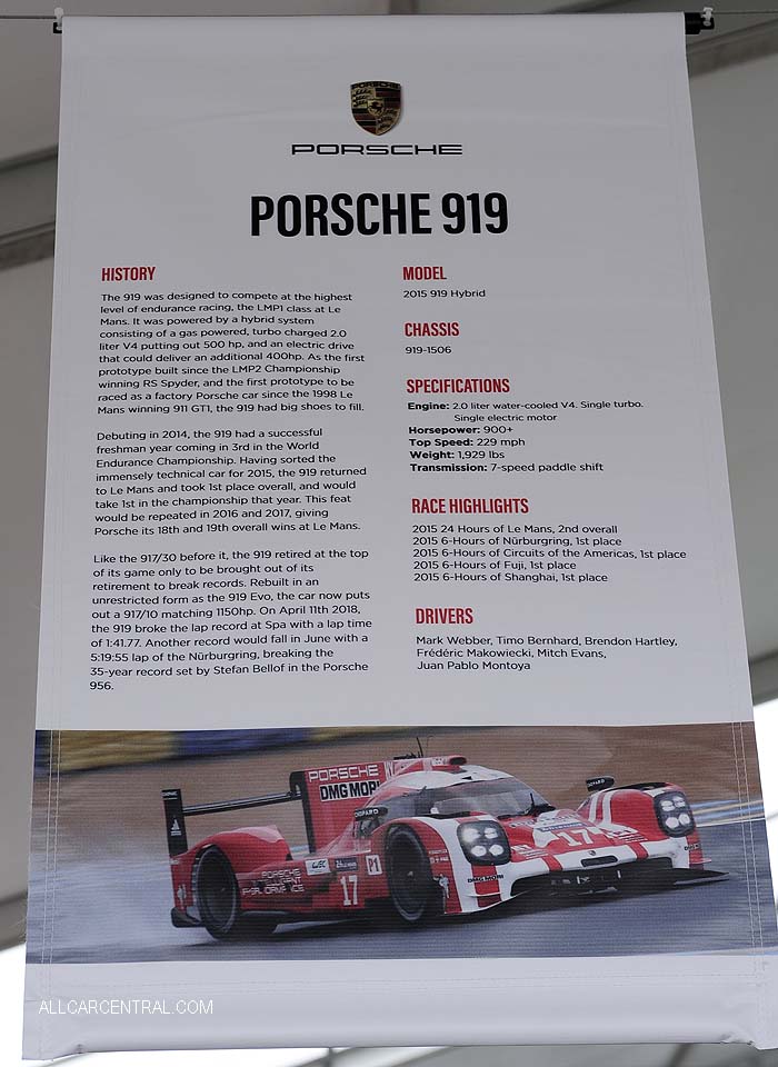 Porsche 919 Hybrid sn-919-1506 2015 Rennsport VI 2018