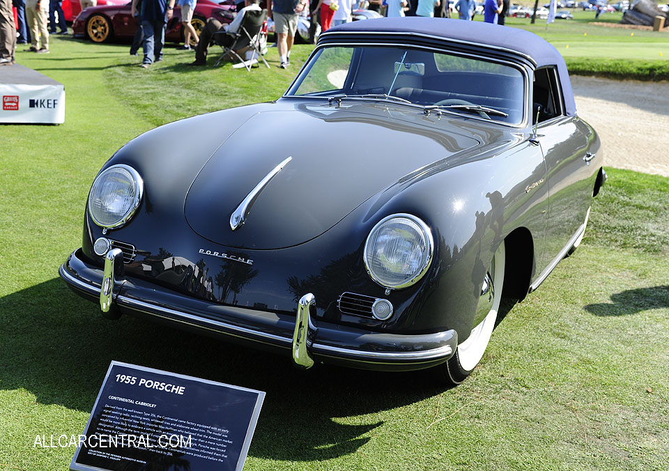  Porsche 356 Contintental Cabriolet 1955 Porsche Works Monterey 2017 