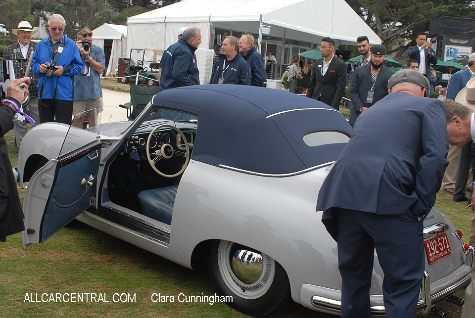 Porsche 356 Reutter Cabriolet sn-15040 1952 Pebble Beach Concours 2017 Clara Cunningham Photo 