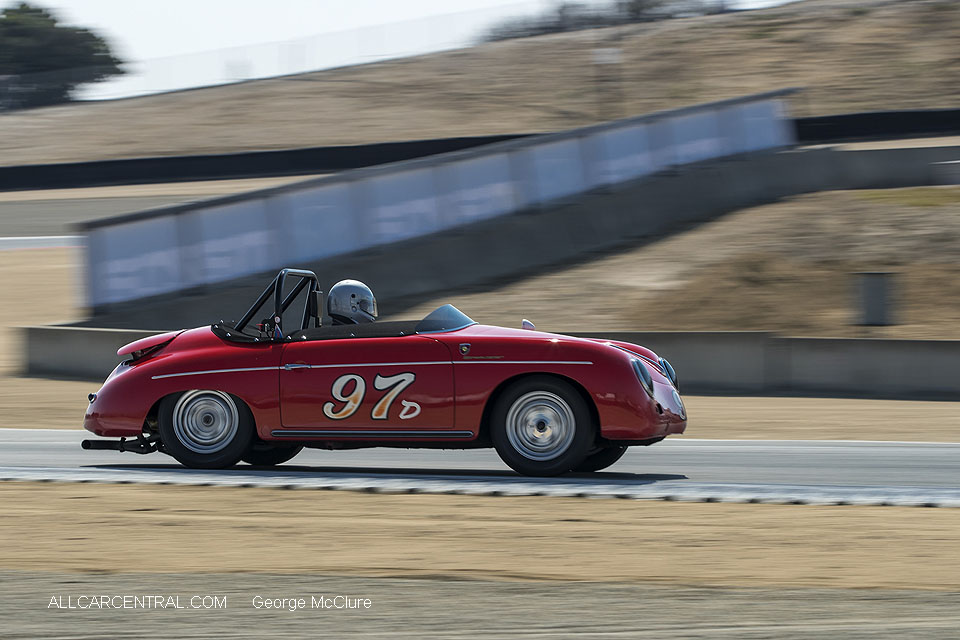 Porsche 356 Speedster sn-SP16005 1957 Monterey Motorsports Reunion 2016 George McClure Photo 