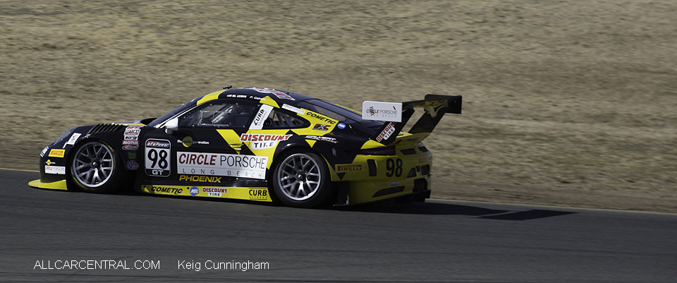 Porsche 911 GT3R Michael Lewis WC Sonoma 2016 Keig  Cunningham Photo