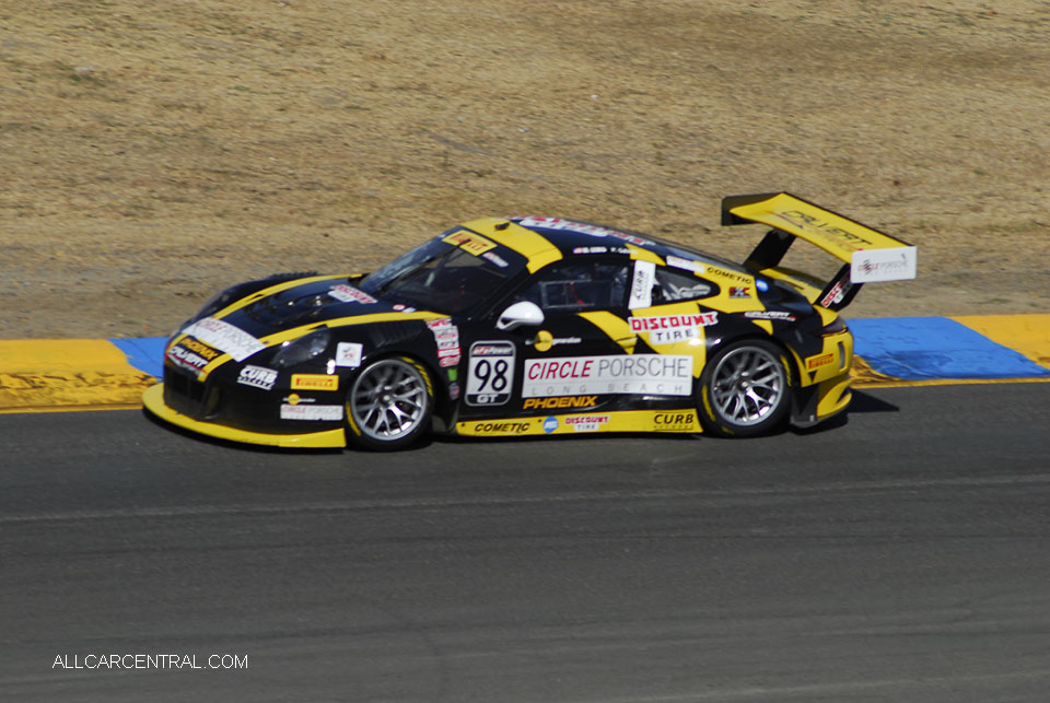 Porsche 911 GT3R Michael Lewis WC Sonoma 2016