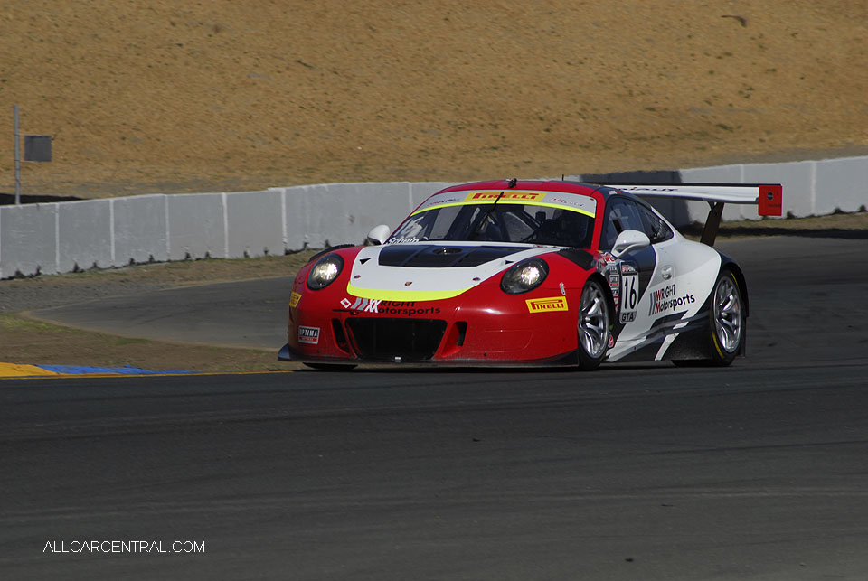 Porsche 911 GT3R Michael Schein WC Sonoma 2016