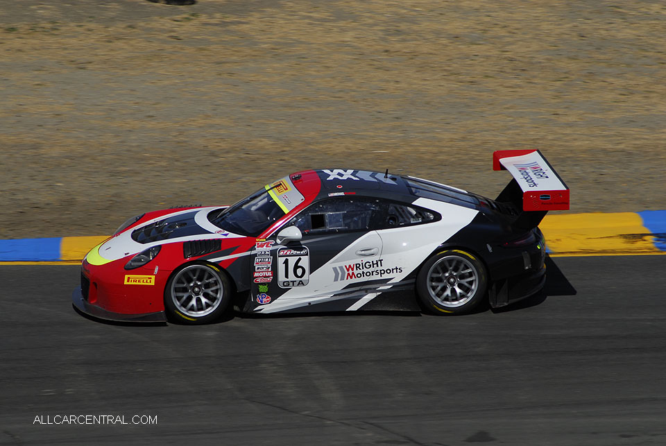 Porsche 911 GT3R Michael Schein WC Sonoma 2016