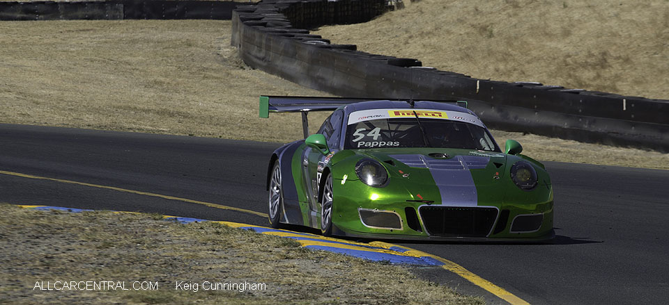 Porsche 911 GT3R Tim Pappas WC Sonoma 2016 Keig  Cunningham Photo  