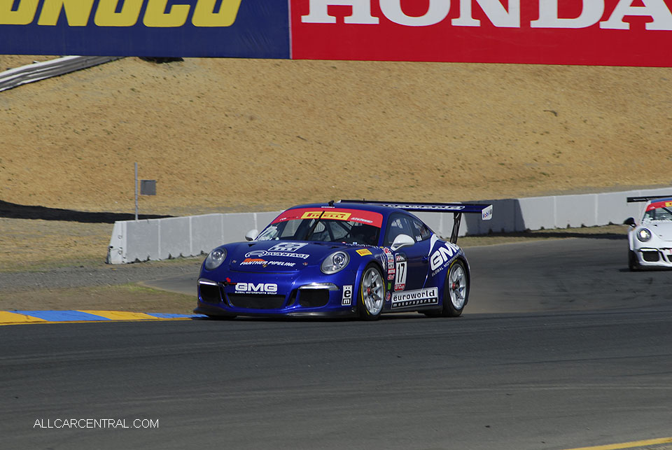 Porsche 911 GT3 Cup Alec Udell WC Sonoma 2016  