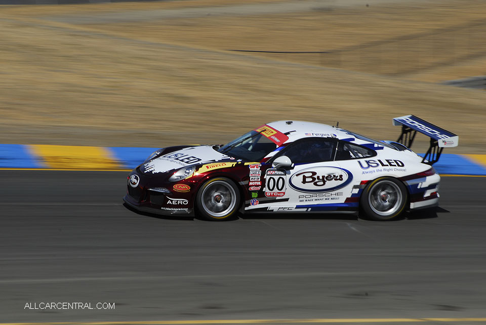 Porsche 911 GT3 Cup Corey Fergus WC Sonoma 2016  