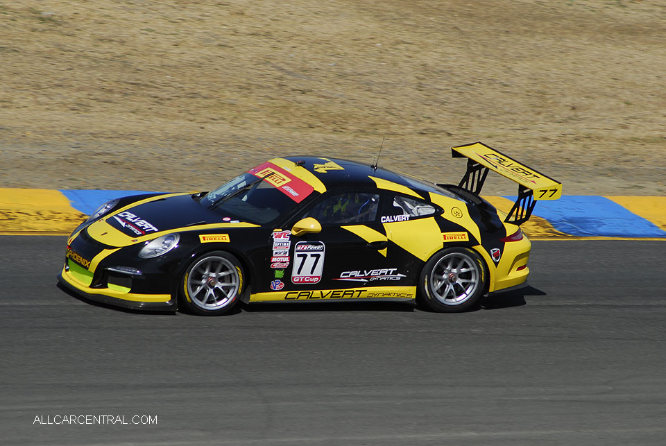 Porsche 911 GT3 Cup Preston Calvert WC Sonoma 2016  