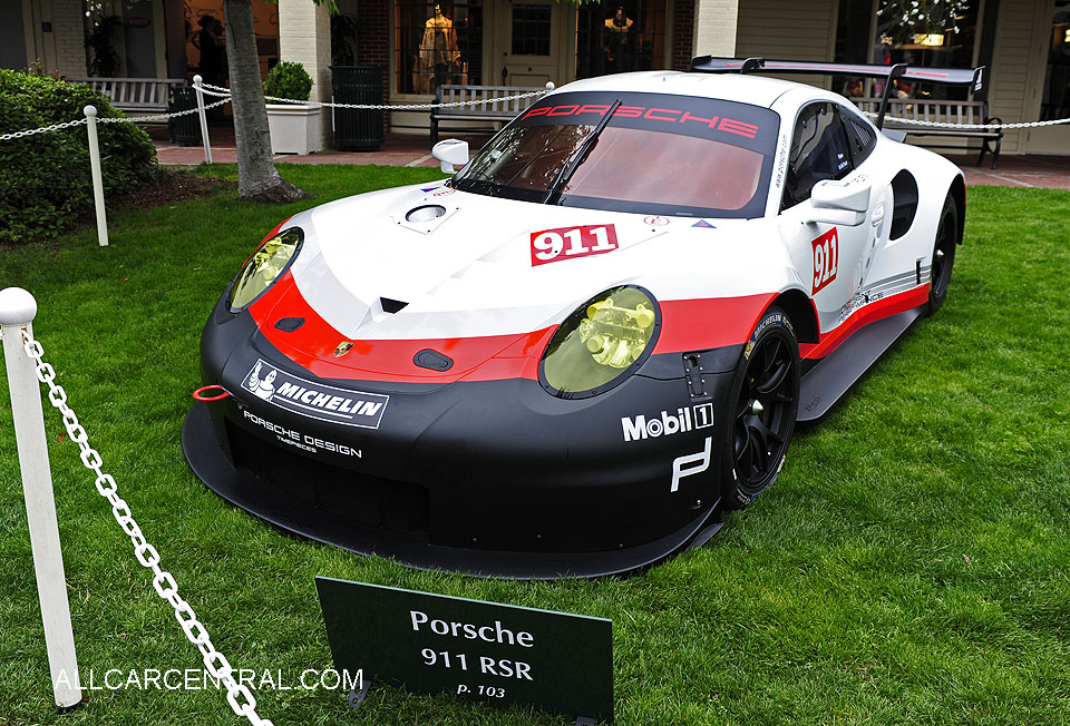 Porsche 911 RSR 2017 Pebble Beach Concours 2017  