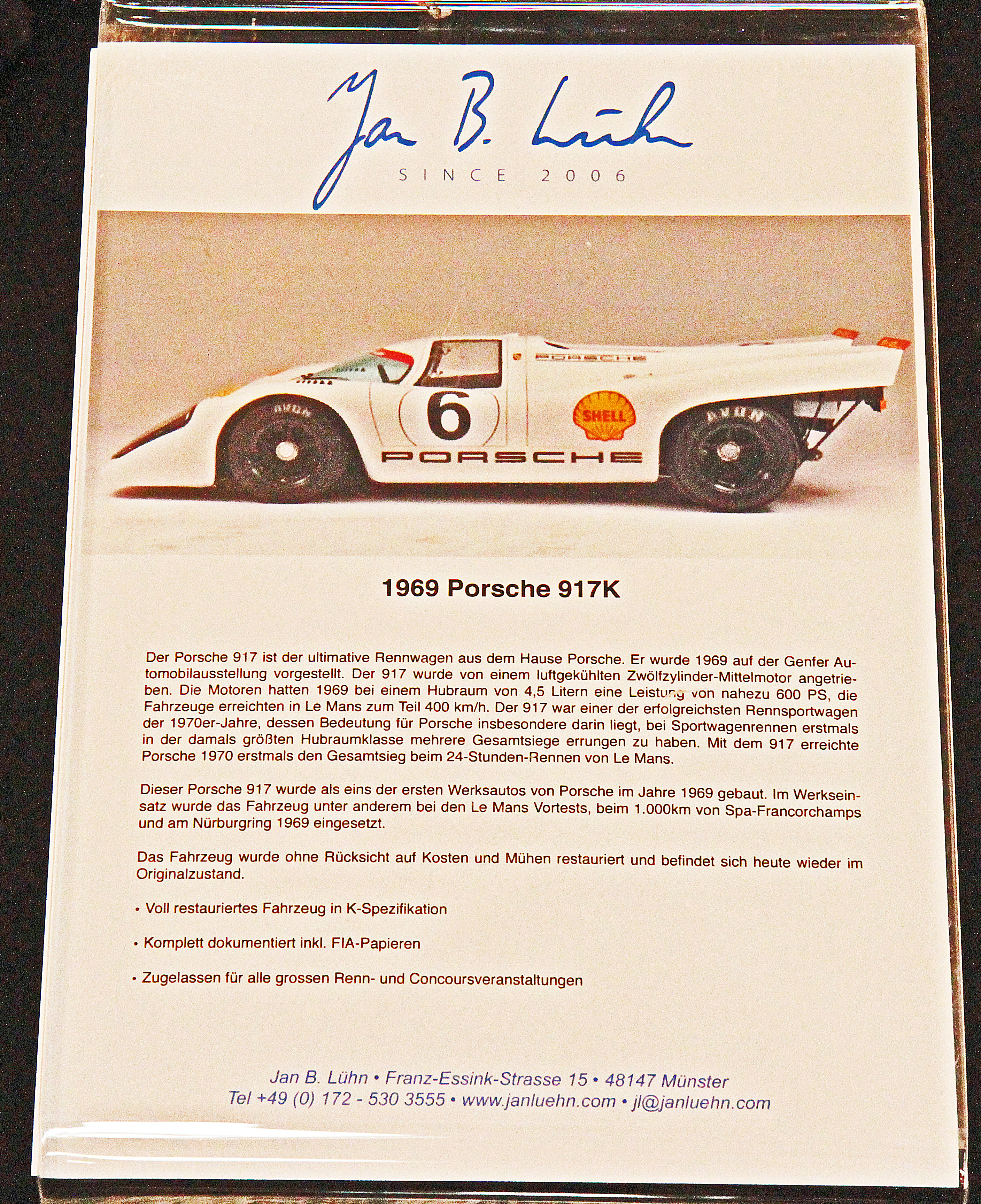 Porsche 917K 1969 Techno Classica 2014 Joachim Gruchot Photo