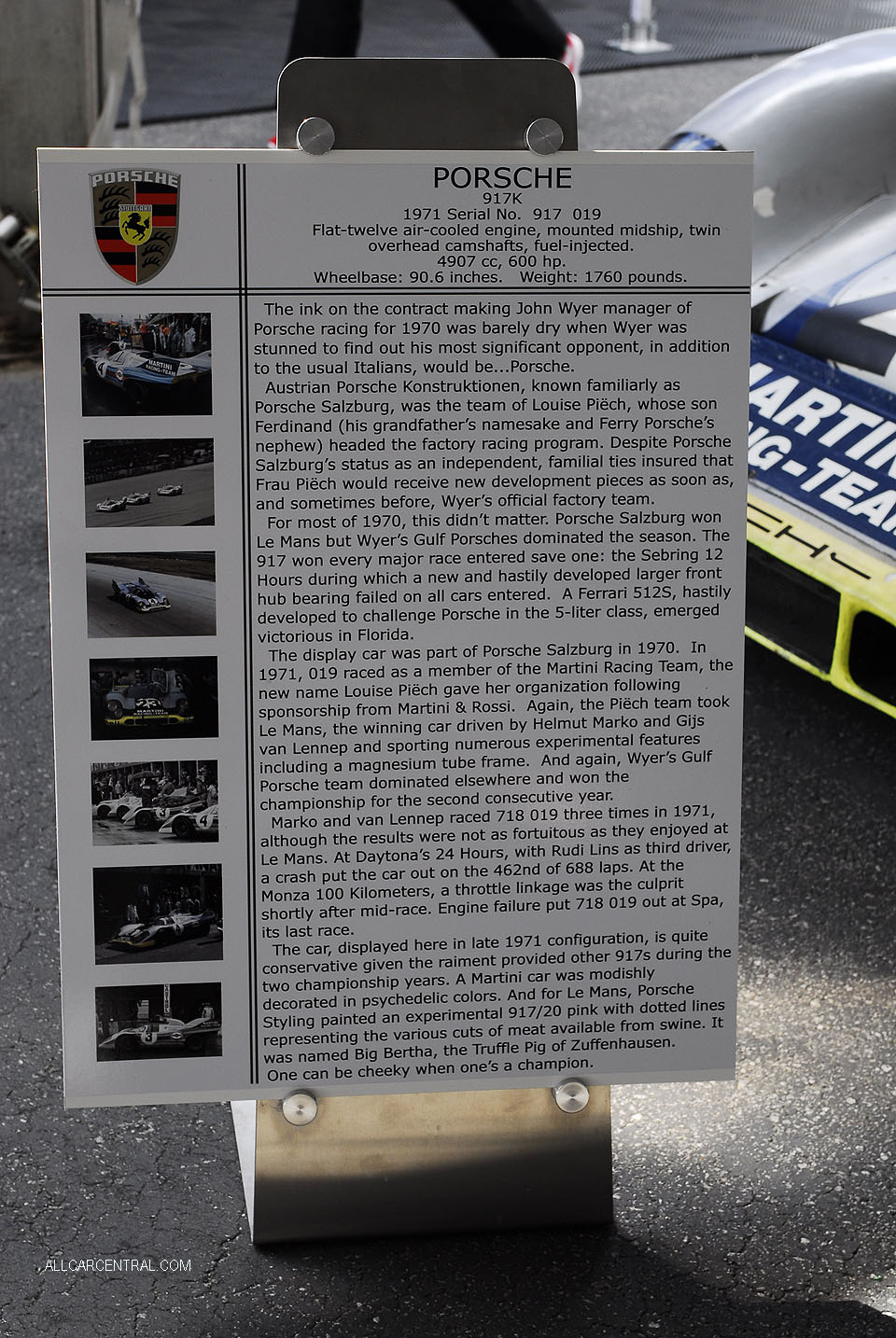Porsche 917 sn-917-019 1971 RennSport Reunion 2011