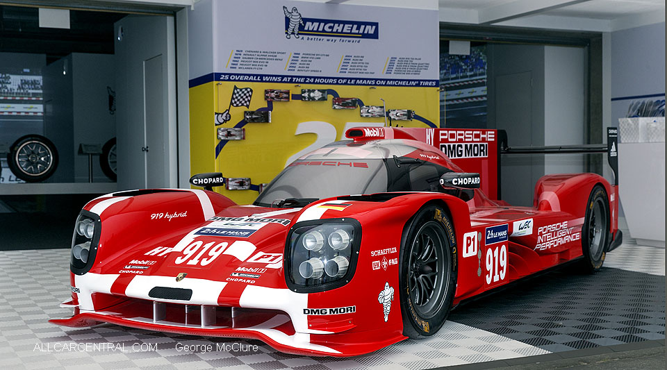 Porsche Display 919 Monterey Motorsports Reunion 2016 George McClure Photo