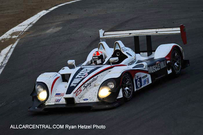 Porsche RS Spyder P Mazda Raceway Laguna Seca